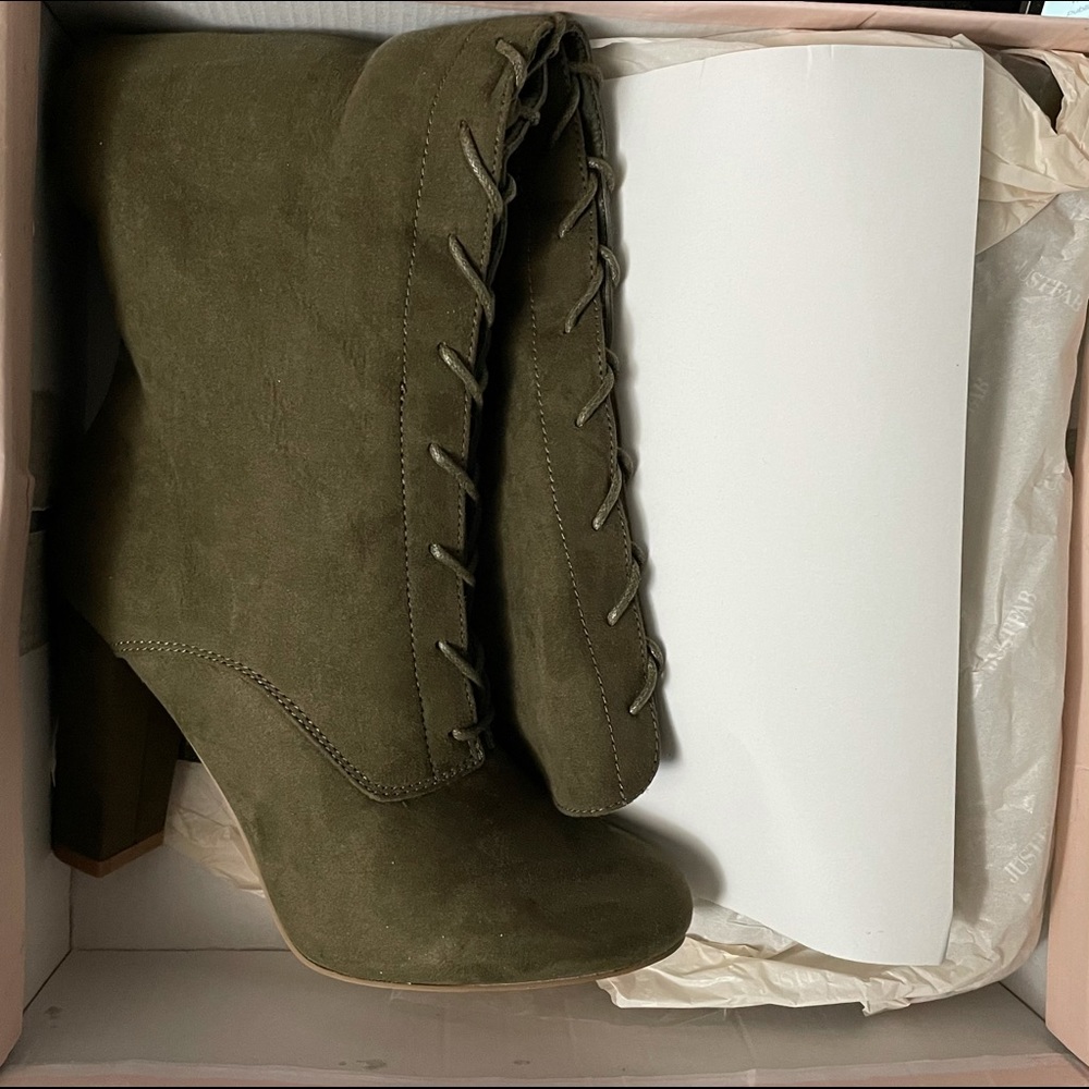 Just Fab Sabine heeled boot